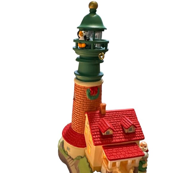 Hallmark Keepsake Ornament Lighthouse Lights Up Greetings 5th in Series 2001 - Picture 7 of 16